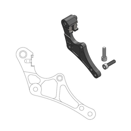 211097 MOTO-MASTER brake caliper relocation bracket