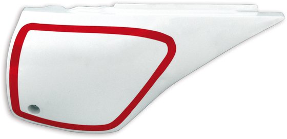 ME08064#W UFO white side panels for yamaha tt600 (1984-1992)