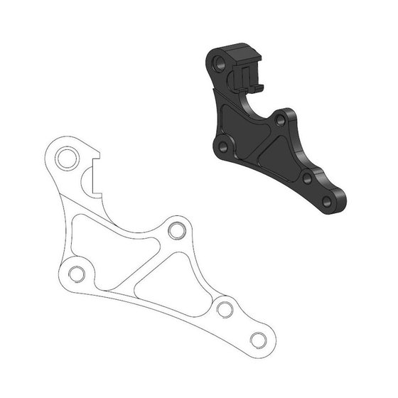 211091 MOTO-MASTER brake caliper relocation bracket