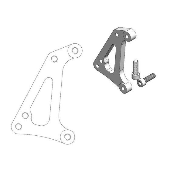 211114 MOTO-MASTER brake caliper relocation adapter