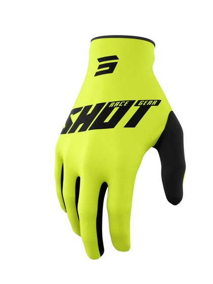 SHOT gloves burst neon yellow 09