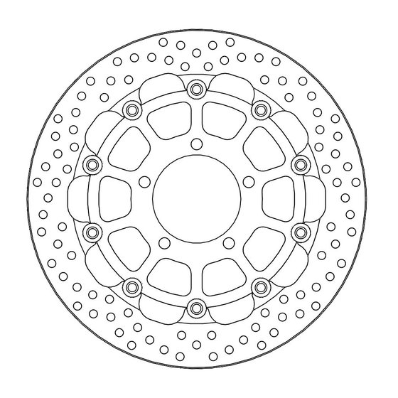 235-112203 MOTO-MASTER moto-master racing halo brakedisc front 5,5mm kawasaki