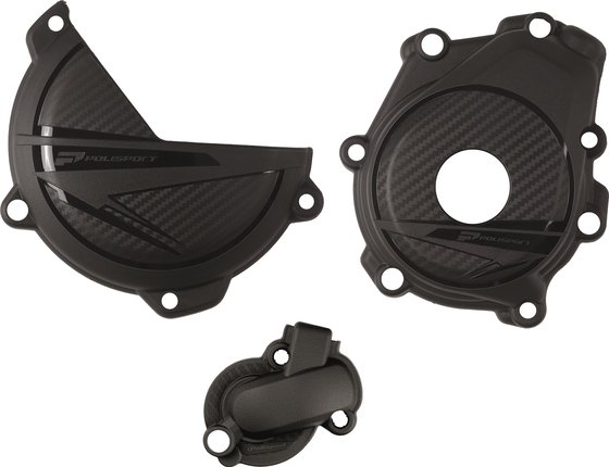 91372 POLISPORT alternator cover (lid) cover kit and clutch cover and water pump cover kit