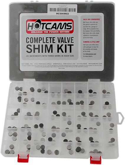 HCSHIM02 Hot Cams valve shims set