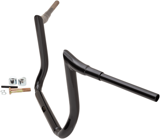 LA-7355-12B LA CHOPPERS black 12" 1-1/2" prime ape handlebar