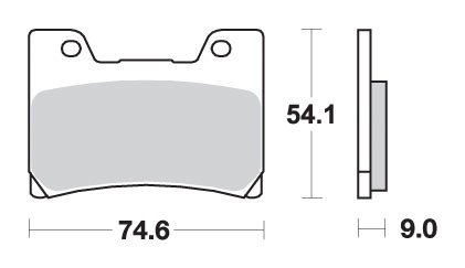 645HS SBS brakepads sintered