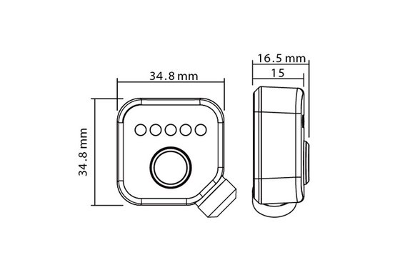 Hyper hyper switch for heaters with led