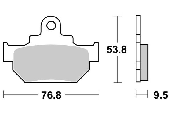 6565820 DOPPLER sbs brakepads ceramic