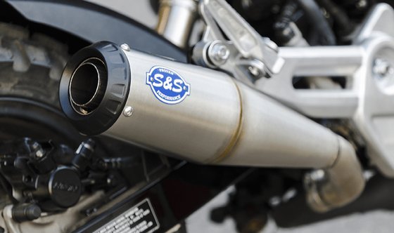 550-1072 S&S CYCLE 3.5" stainless steel muffler for grom