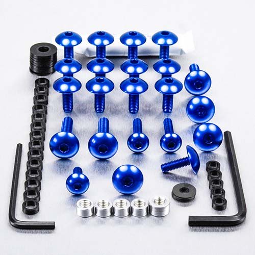 FKA371B PRO BOLT fairing bolt kit for kawasaki (blue)