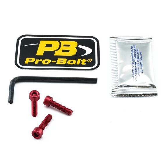 TYA407R PRO BOLT red fuel cap screw kit