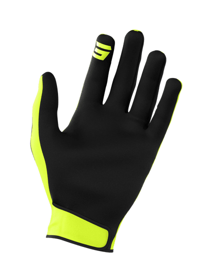 SHOT gloves kids raw neon yellow