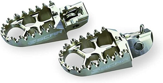 S3515 SCAR evolution footpegs silver