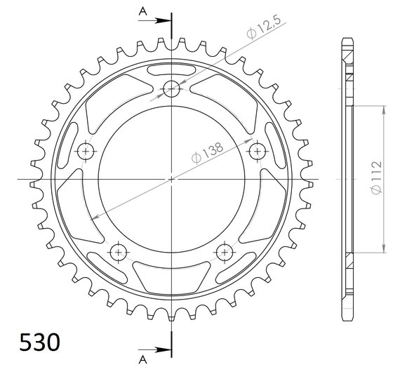 10508-41 Supersprox supersprox rear sprocket 302.41