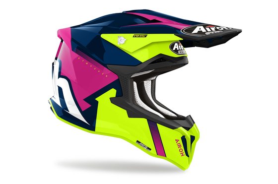 AIROH helmet strycker blazer blue/pink