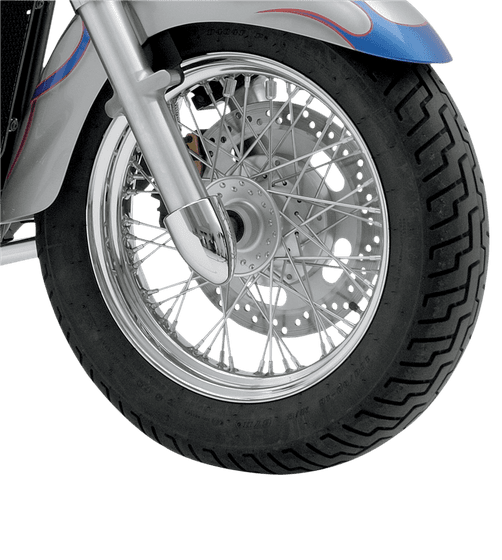 BA-7800U BARON chrome fork bottom cones with axle nut covers