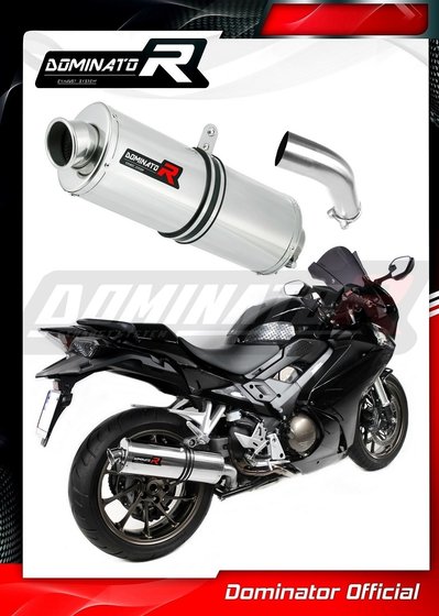 HO092DA-S Dominator exhaust silencer oval