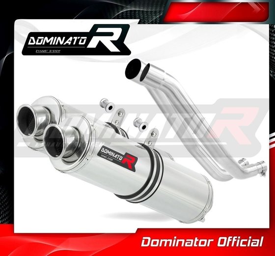 YA065DST-S Dominator exhaust silencer round