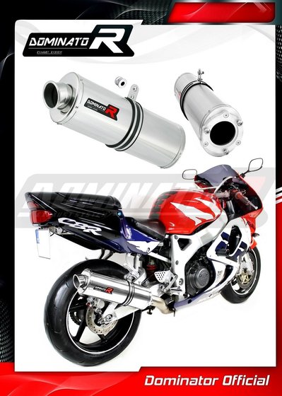 HO084DA-S Dominator exhaust silencer oval