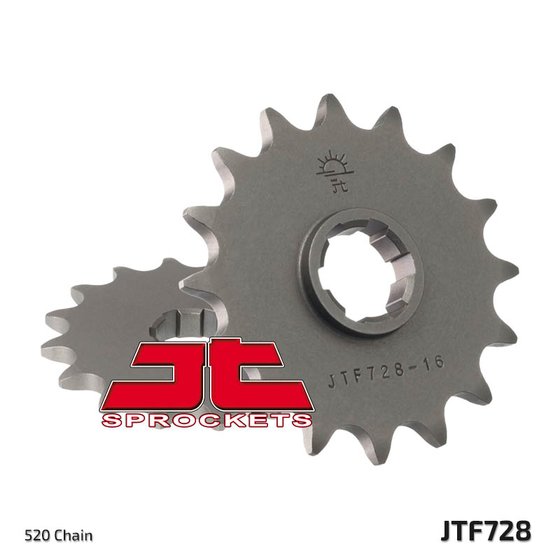 JTF728 JT Sprockets steel front sprocket