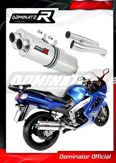 KA018DA-S Dominator exhaust silencer oval