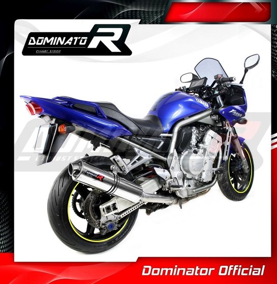 YA019DST-S Dominator exhaust silencer round