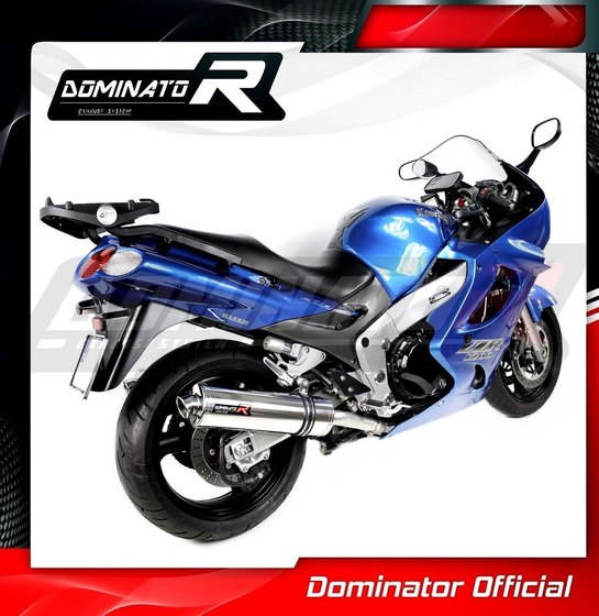 KA018DST-S Dominator exhaust silencer round