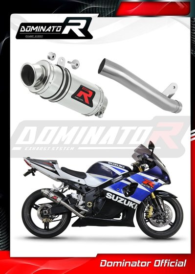 SU102DC-S Dominator exhaust silencer muffler slip-on gp1