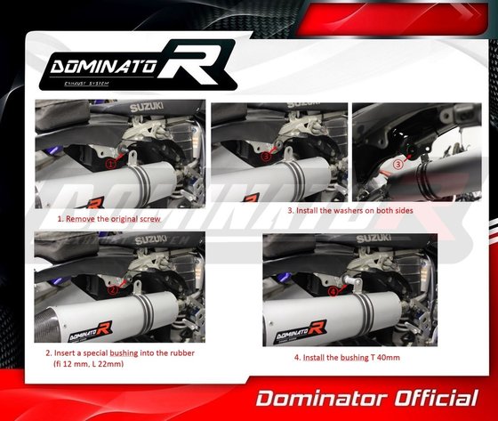 SU034DA-S Dominator exhaust silencer oval