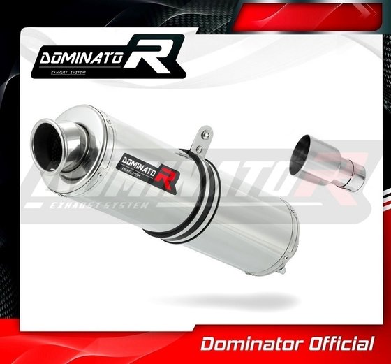 PG002DST-S Dominator exhaust silencer round