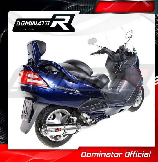 SU038DST-S Dominator exhaust silencer round