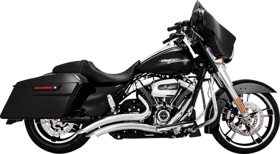 VANCE & HINES big-r chrome exhaust system for harley davidson (2017 and newer)