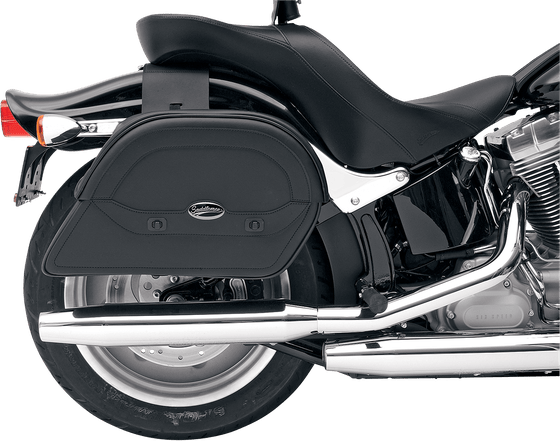 SADDLEMEN universal synthetic leather saddlebag