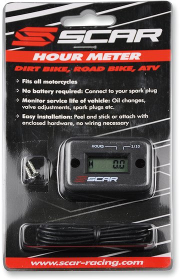 HM SCAR hour meter black