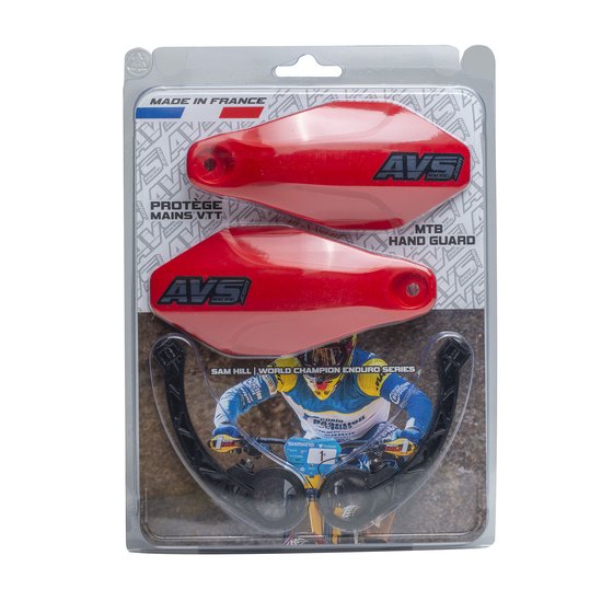 AVS RACING plastic mount road hand guards