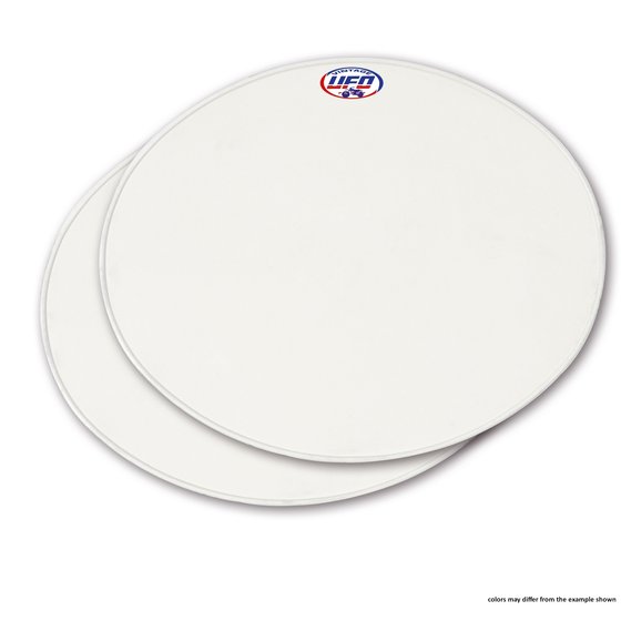 UFO uni oval plate (2-pack) white