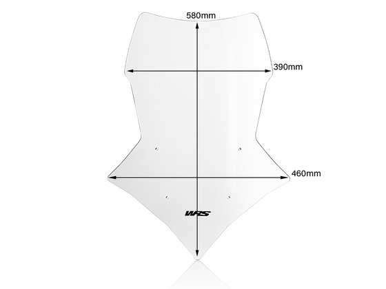 YA004T WRS windscreen for dual purpose