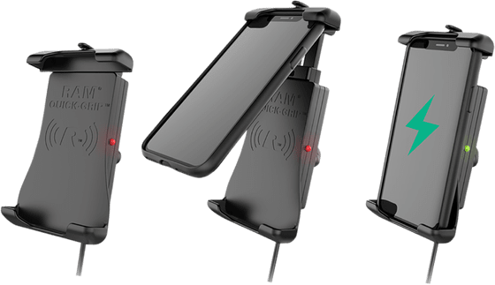 RAM MOUNTS quick-grip waterproof wireless charging holder