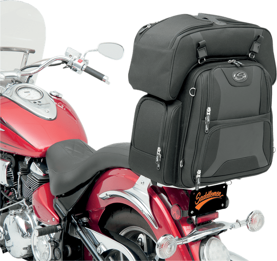 SADDLEMEN sport sissy bar and combo bag