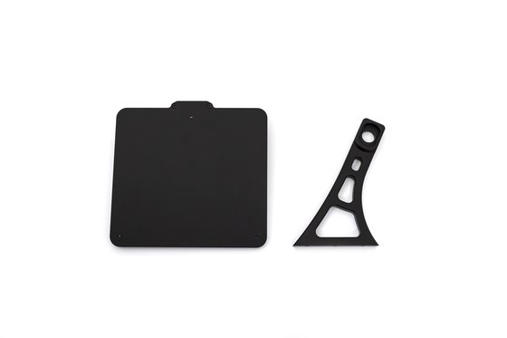 HBSKZ-TRBO-DE HEINZ BIKES black bone license plate frame