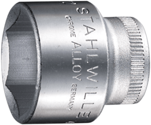 STAHLWILLE 1/2" 32mm chrome steel socket