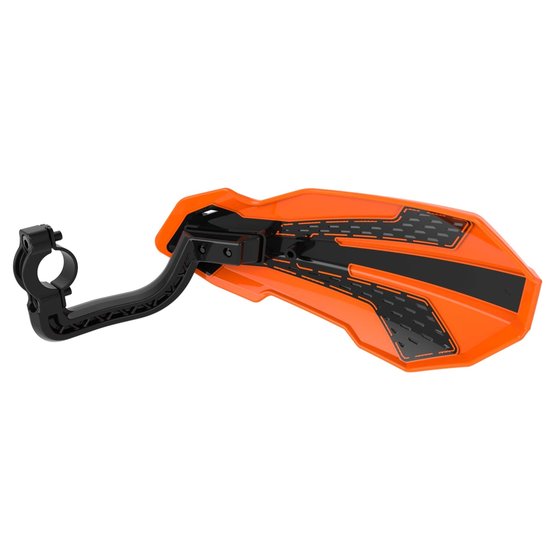 8308200005 POLISPORT mx flow handguards in orange/black