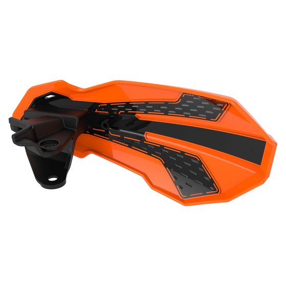 8308200005 POLISPORT mx flow handguards in orange/black