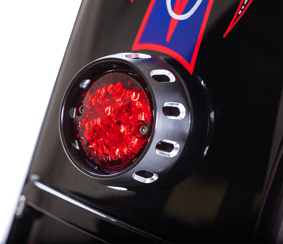 DRAG SPECIALTIES custom led taillight and license plate mount in black