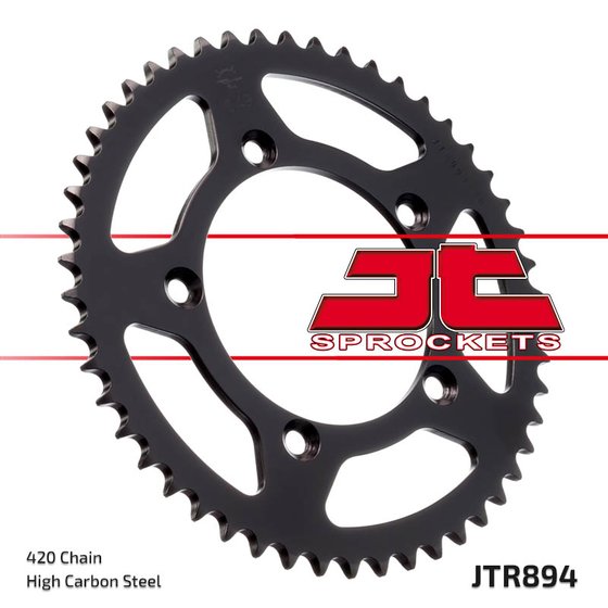 455246JT JT Sprockets rear sprocket 46 tooth pitch 420 jtr89446