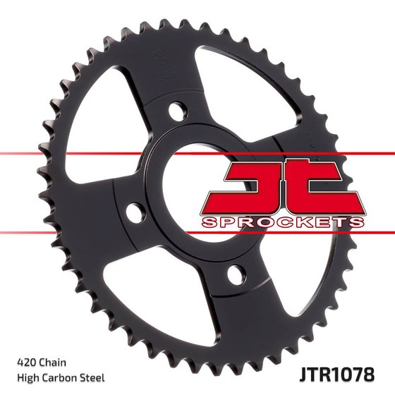 457060JT JT Sprockets rear sprocket 60 tooth pitch 420 black