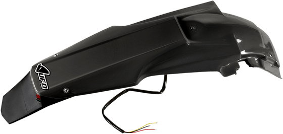 SU04922#001 UFO enduro rear fender with led light - suzuki rmz450 black