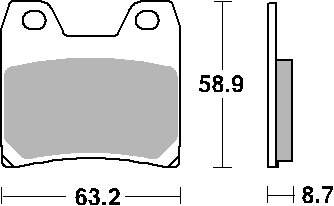 770HF SBS brake pads