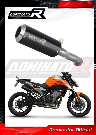 KT054DCBL-S Dominator exhaust silencer muffler gp black