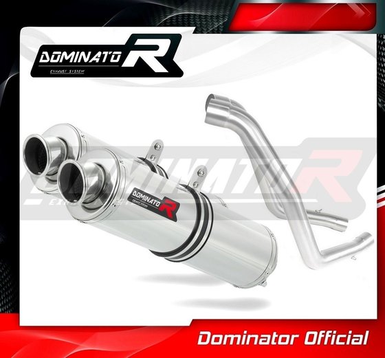 AP019DST-S Dominator exhaust silencer round